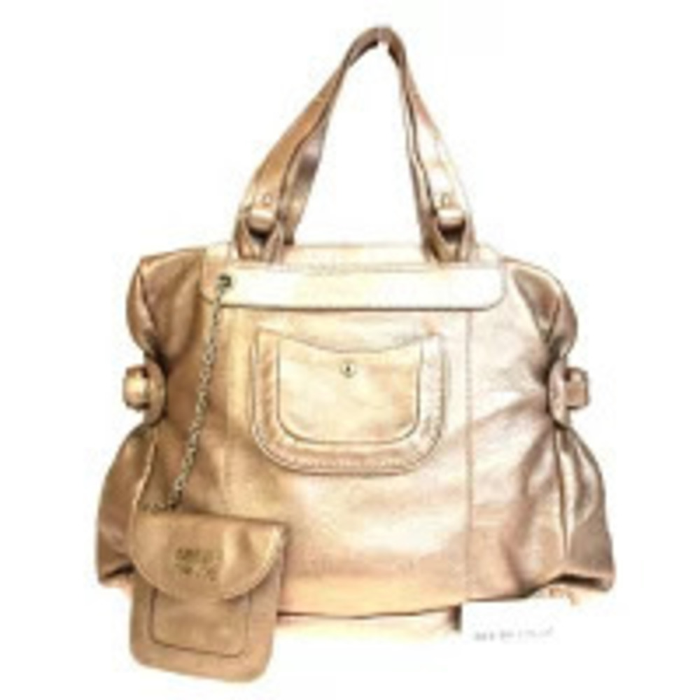 See by Chloe shoulder bag metallic pink leather